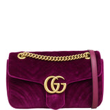 Gucci GG Marmont Velvet Small Shoulder Bag