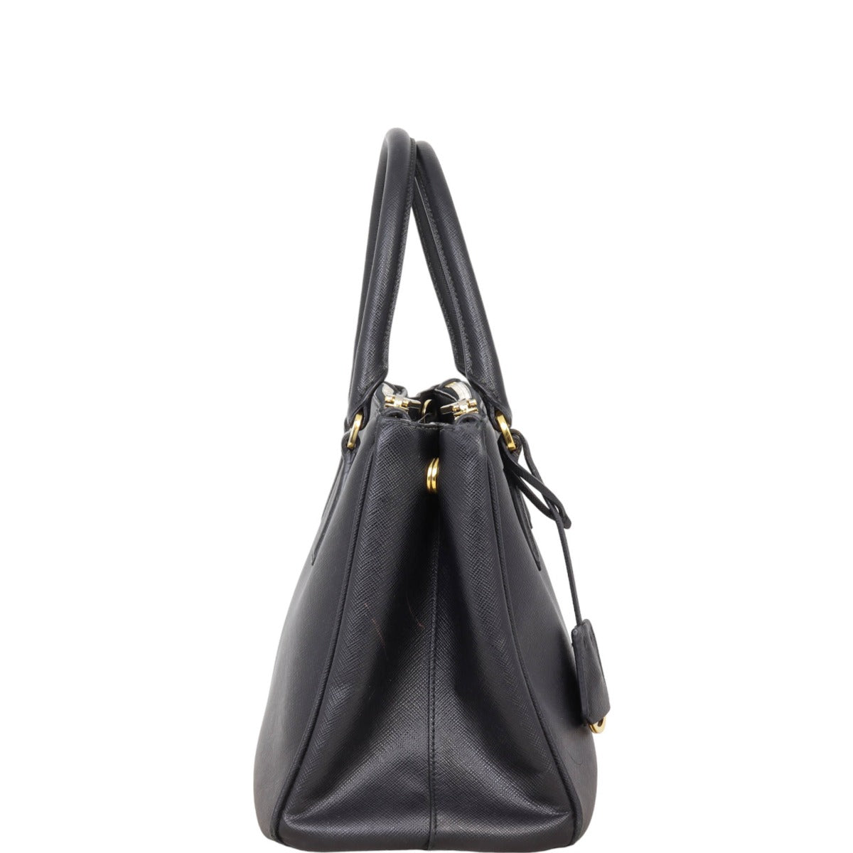 Prada Saffiano Lux Galleria Double Zip Tote Small