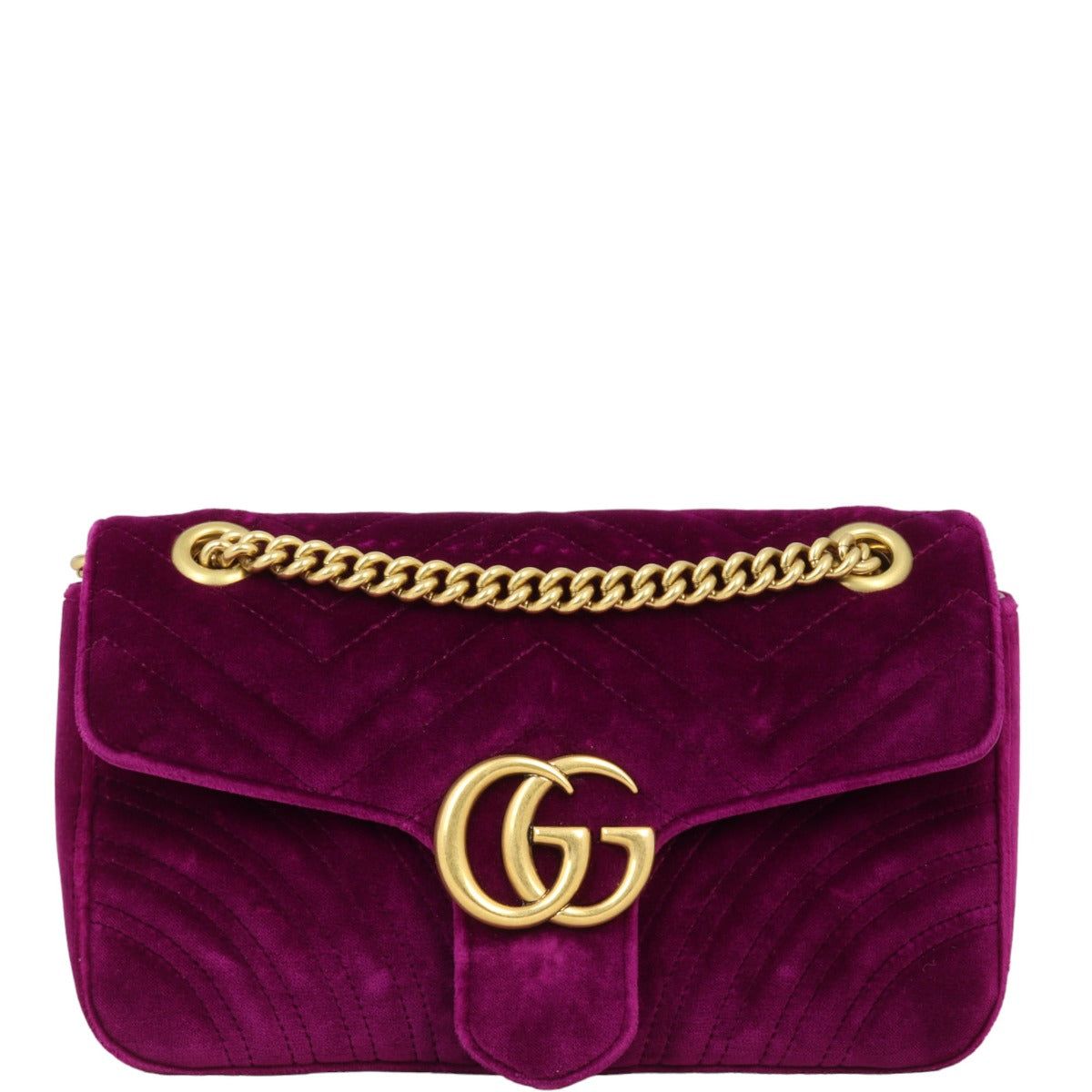 Gucci GG Marmont Velvet Small Shoulder Bag
