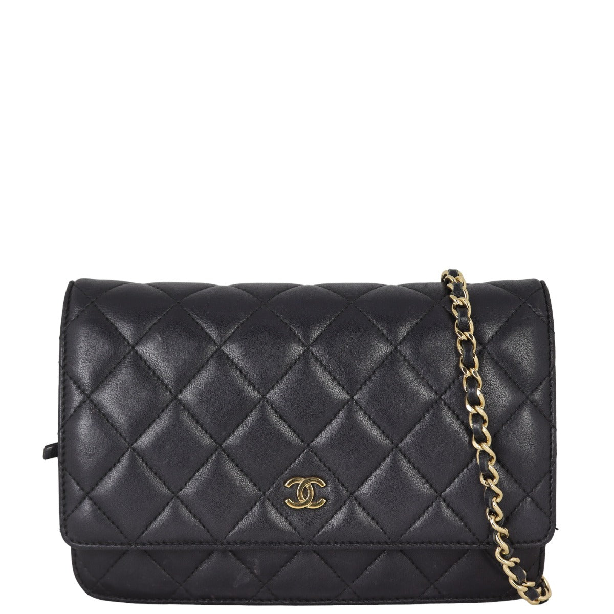 Chanel Classic Wallet on Chain | Lambskin Gold Hardware