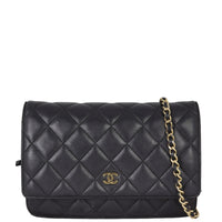 Chanel Classic Wallet on Chain | Lambskin Gold Hardware