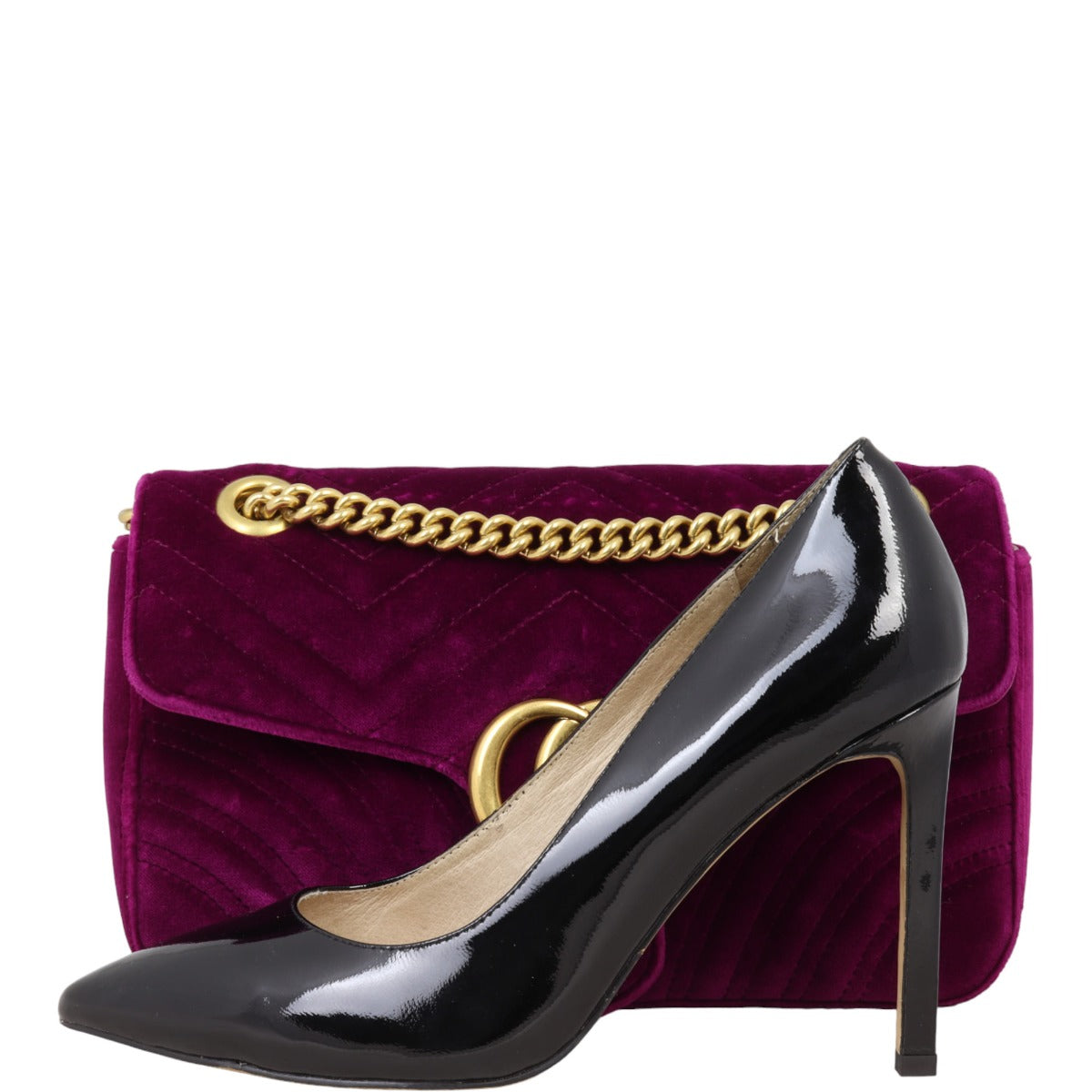 Gucci GG Marmont Velvet Small Shoulder Bag