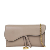 Dior Saddle Wallet on Chain