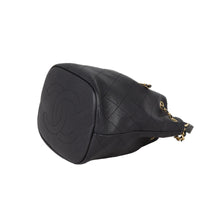 Chanel Quilted CC Drawstring Bucket Bag | Caviar