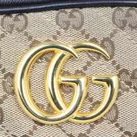 Gucci GG Canvas Marmont Diagonal Small Camera Bag