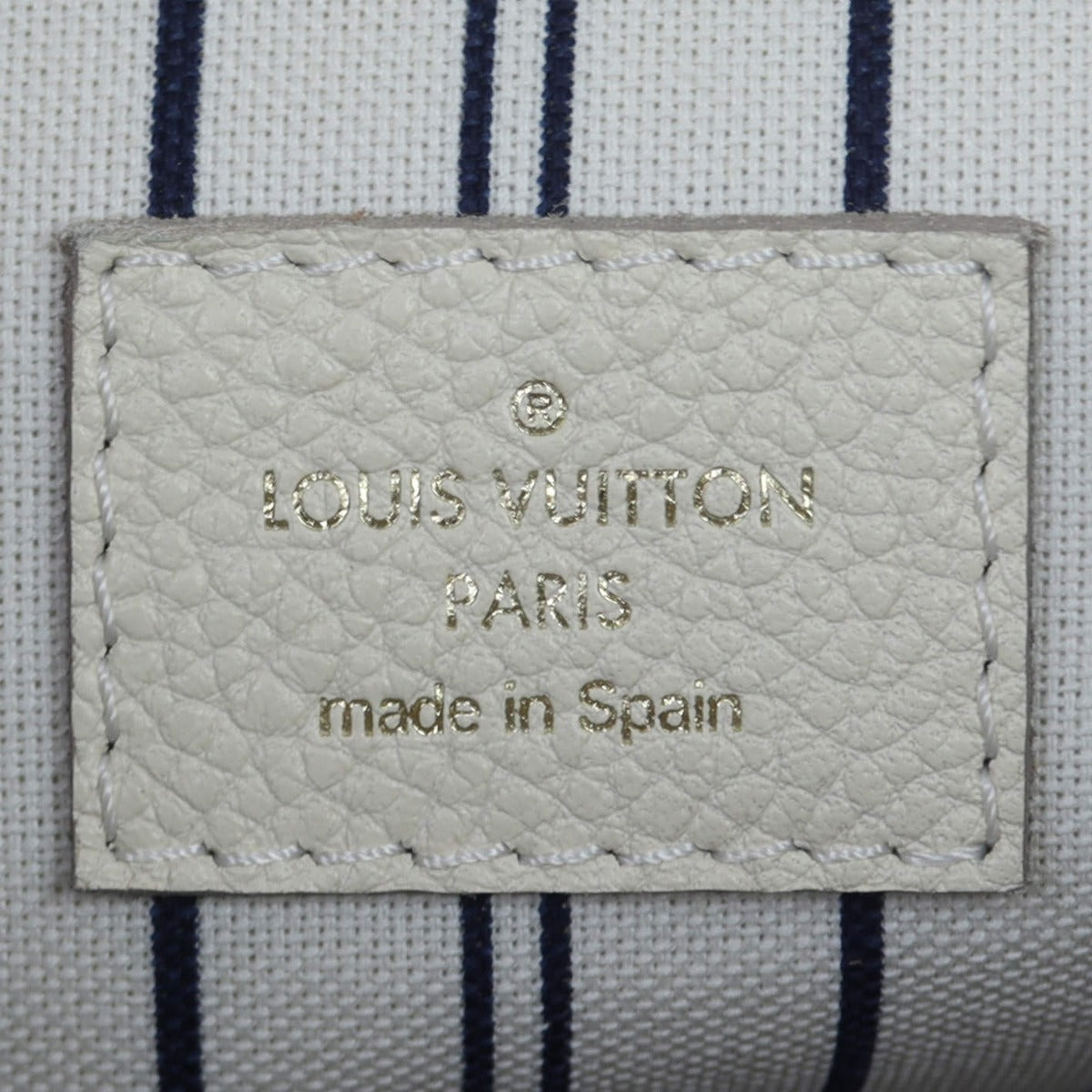 Louis Vuitton Citadine GM Monogram Empreinte Interior Stamp