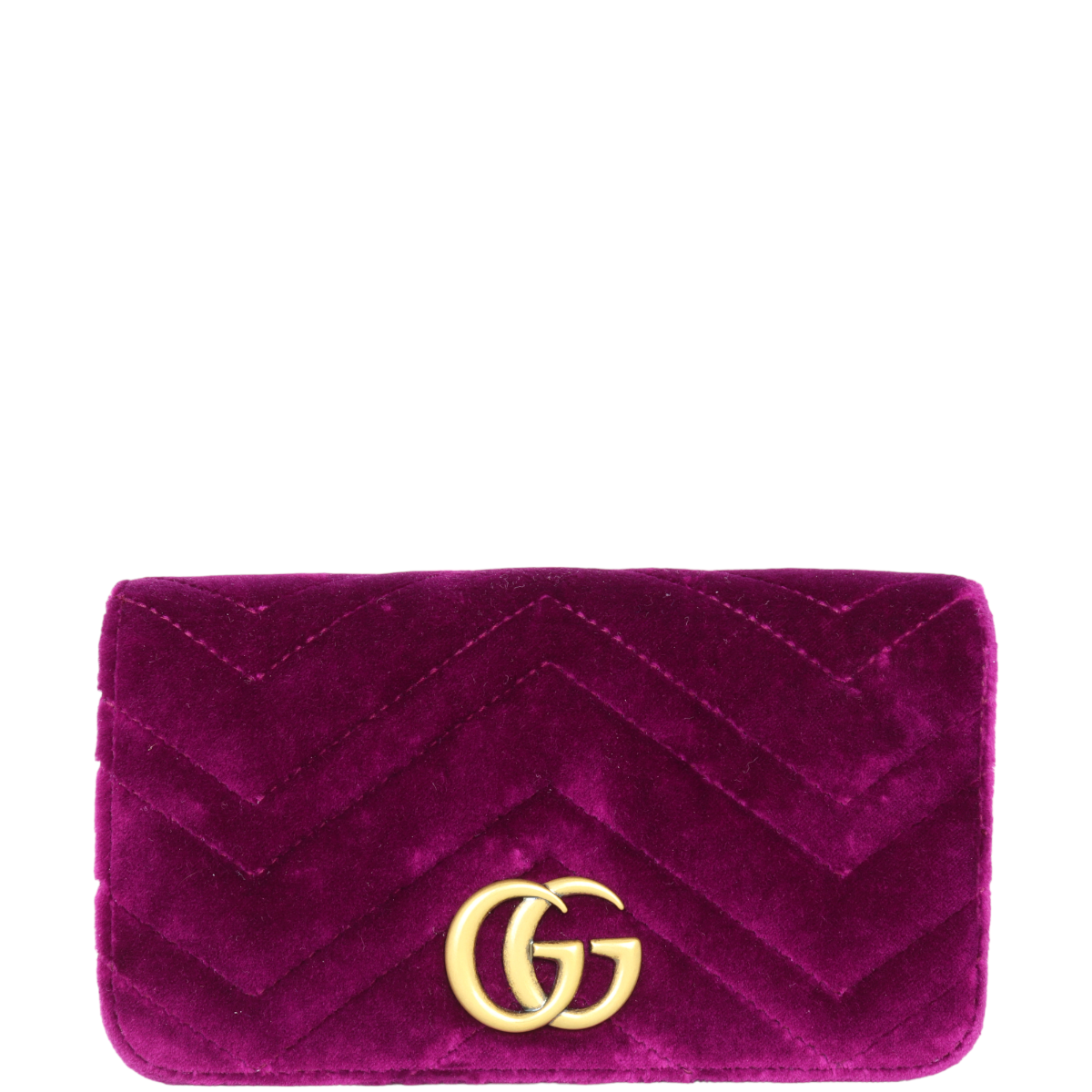 Gucci GG Marmont Velvet Super Mini Shoulder Bag