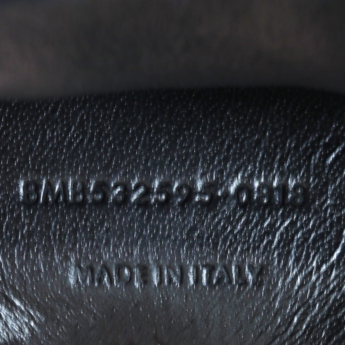 Saint Laurent Vicky Large Patent Date Code