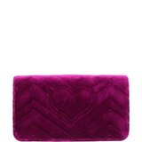 Gucci GG Marmont Velvet Super Mini Shoulder Bag