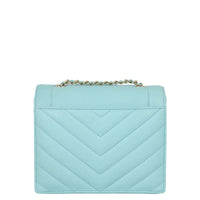 Chanel Envelope Square Flap Bag Chevron Small