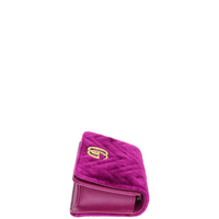Gucci GG Marmont Velvet Super Mini Shoulder Bag