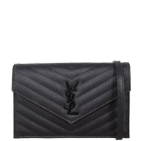 Saint Laurent Cassandre Envelope Chain Wallet