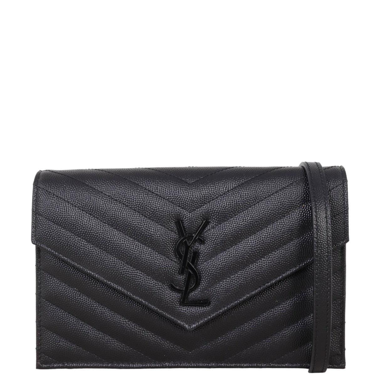 Saint Laurent Cassandre Envelope Chain Wallet