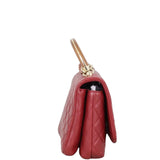 Chanel CC Knock on Wood Top Handle Flap Bag