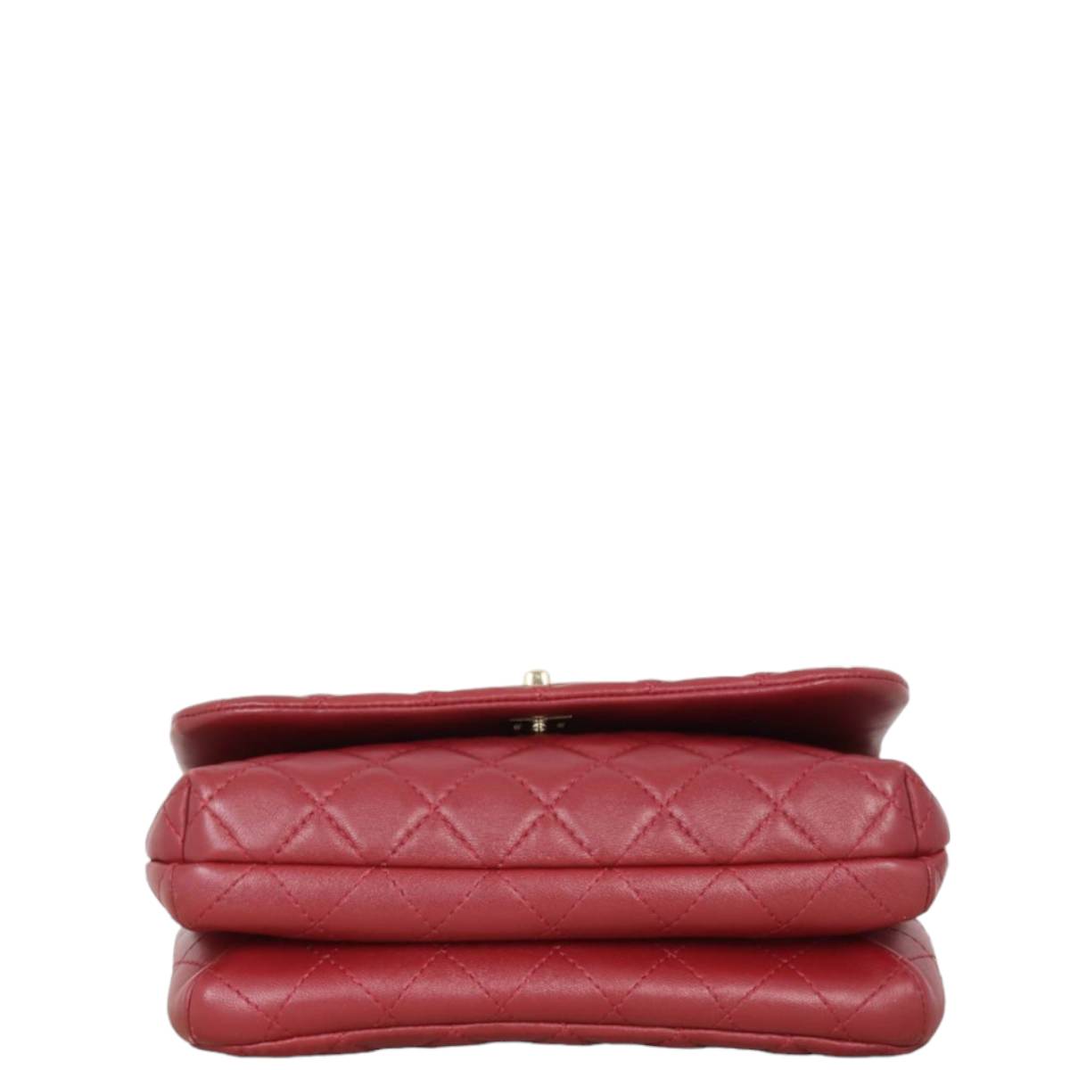 Chanel CC Knock on Wood Top Handle Flap Bag