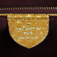 Louis Vuitton Gaia Ostrich Python Monogram Interior Stamp