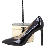 Chanel Mini Makeup Case Minaudiere Patent