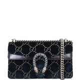 Gucci Dionysus GG Velvet Small Shoulder Bag