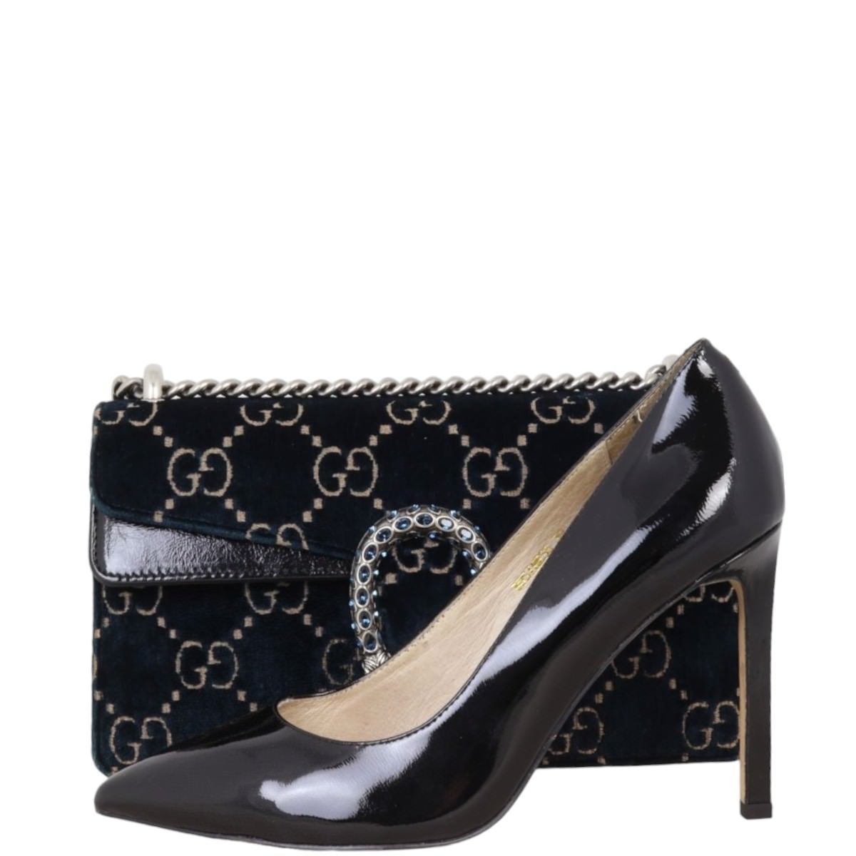 Gucci Dionysus GG Velvet Small Shoulder Bag