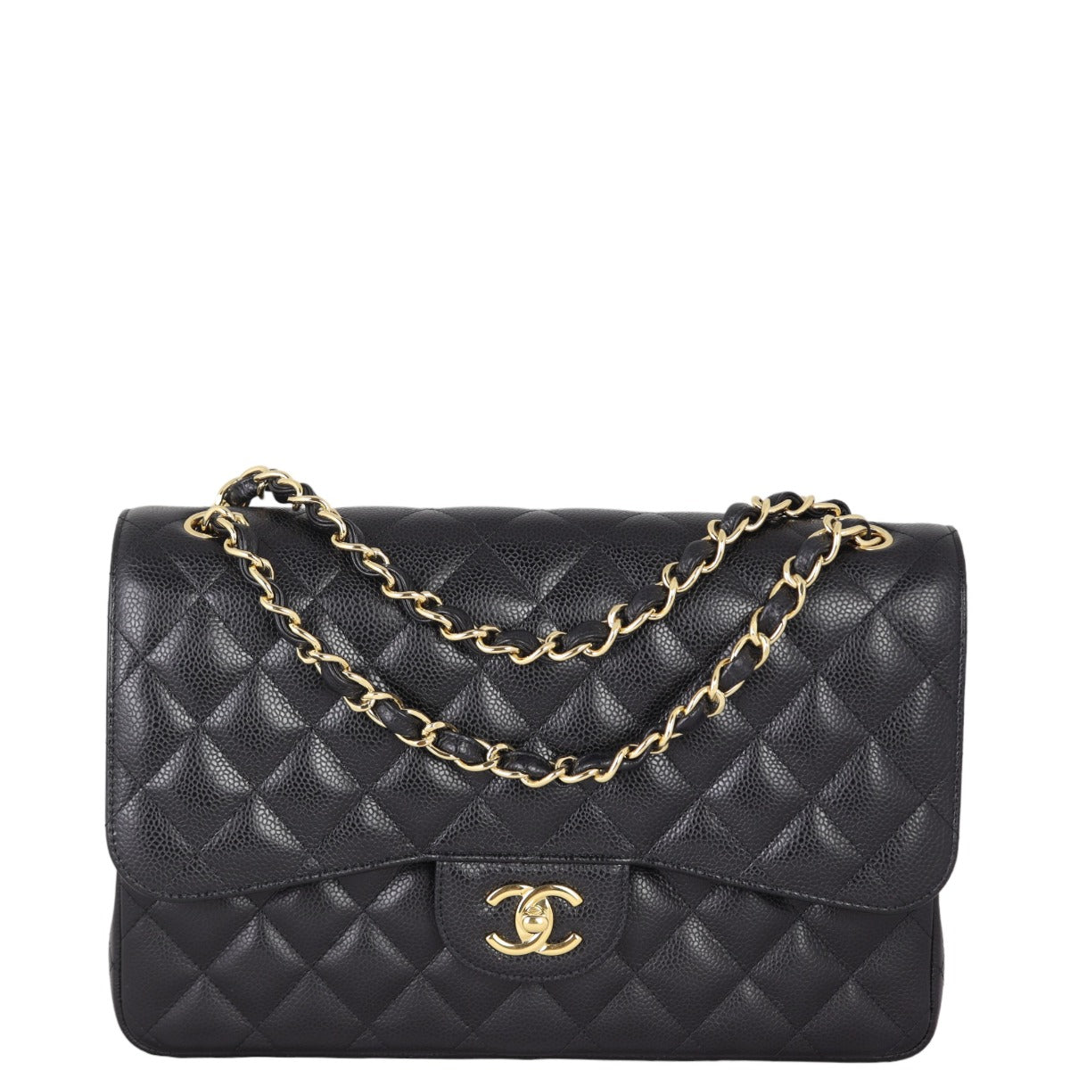 Chanel Classic Double Flap Jumbo | Black GHW