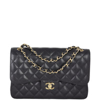 Chanel Classic Double Flap Jumbo | Black GHW