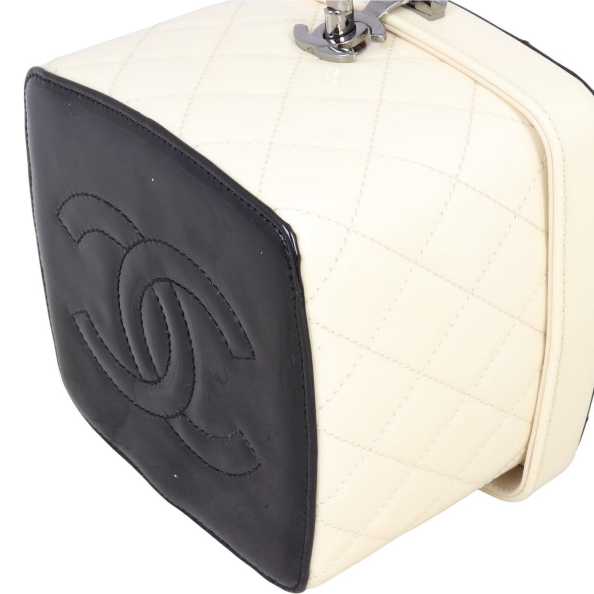Chanel Mini Makeup Case Minaudiere Patent