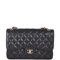 Chanel Classic Double Flap Jumbo | Black GHW