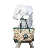 Gucci 100 Ophidia Canvas Shopping Tote Medium