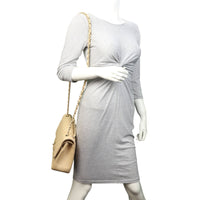 Chanel Classic Double Flap Jumbo | Beige