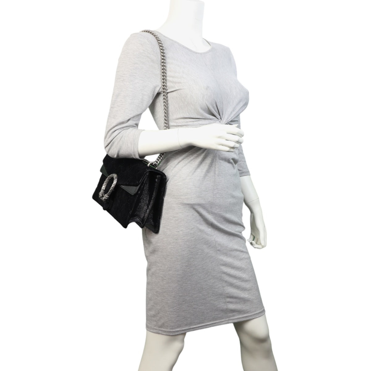 Gucci Dionysus GG Velvet Small Shoulder Bag