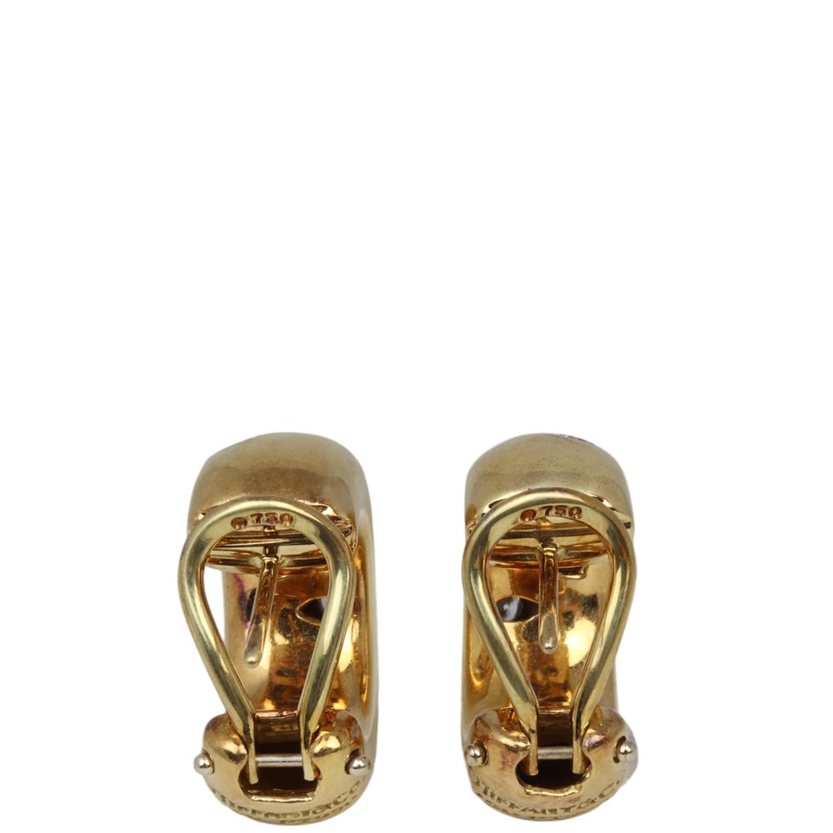 Tiffany & Co. Etoile 18k Yellow Gold Diamond Earrings