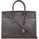 Saint Laurent Sac de Jour Small Croc-Embossed