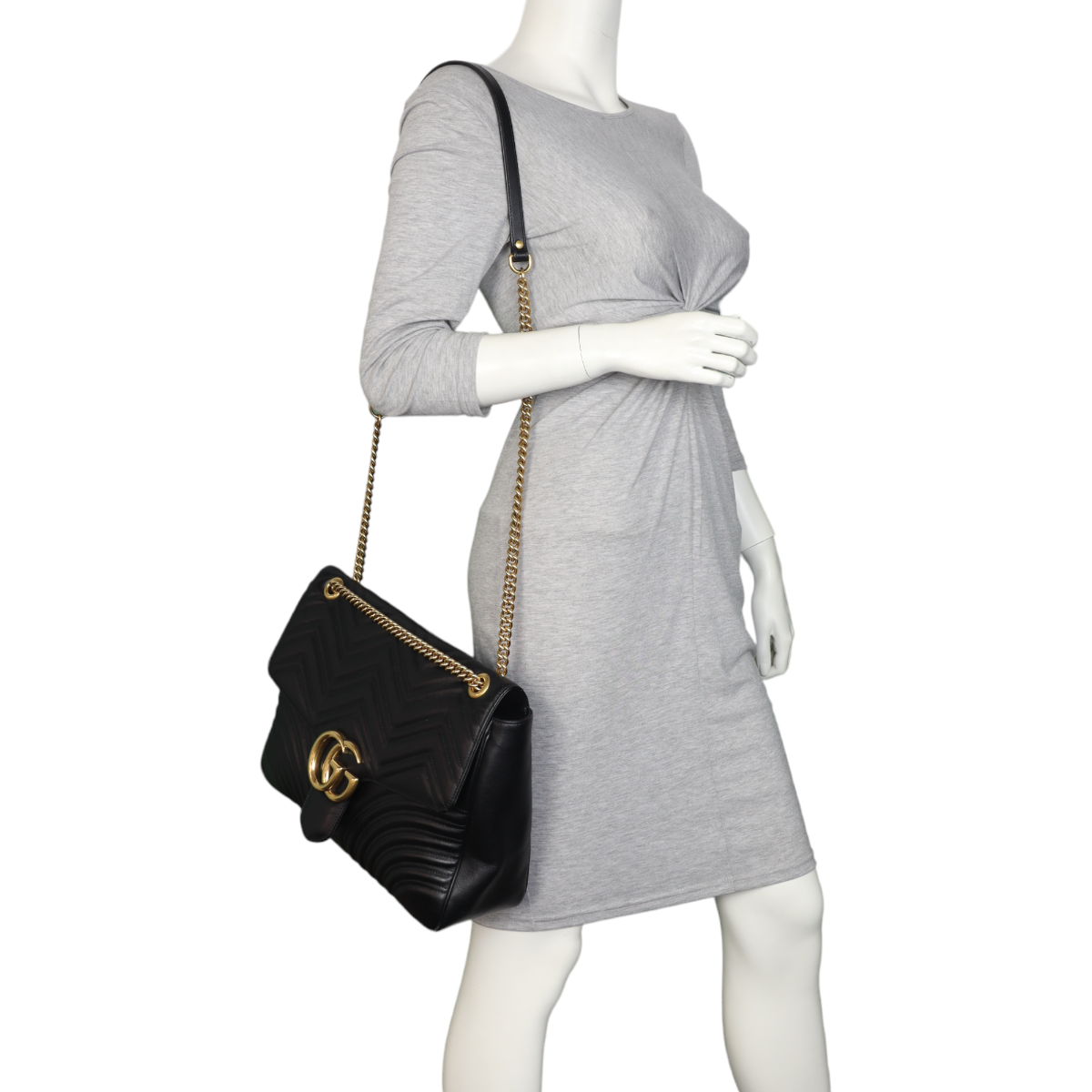 Gucci GG Marmont Matelasse Large Shoulder Bag