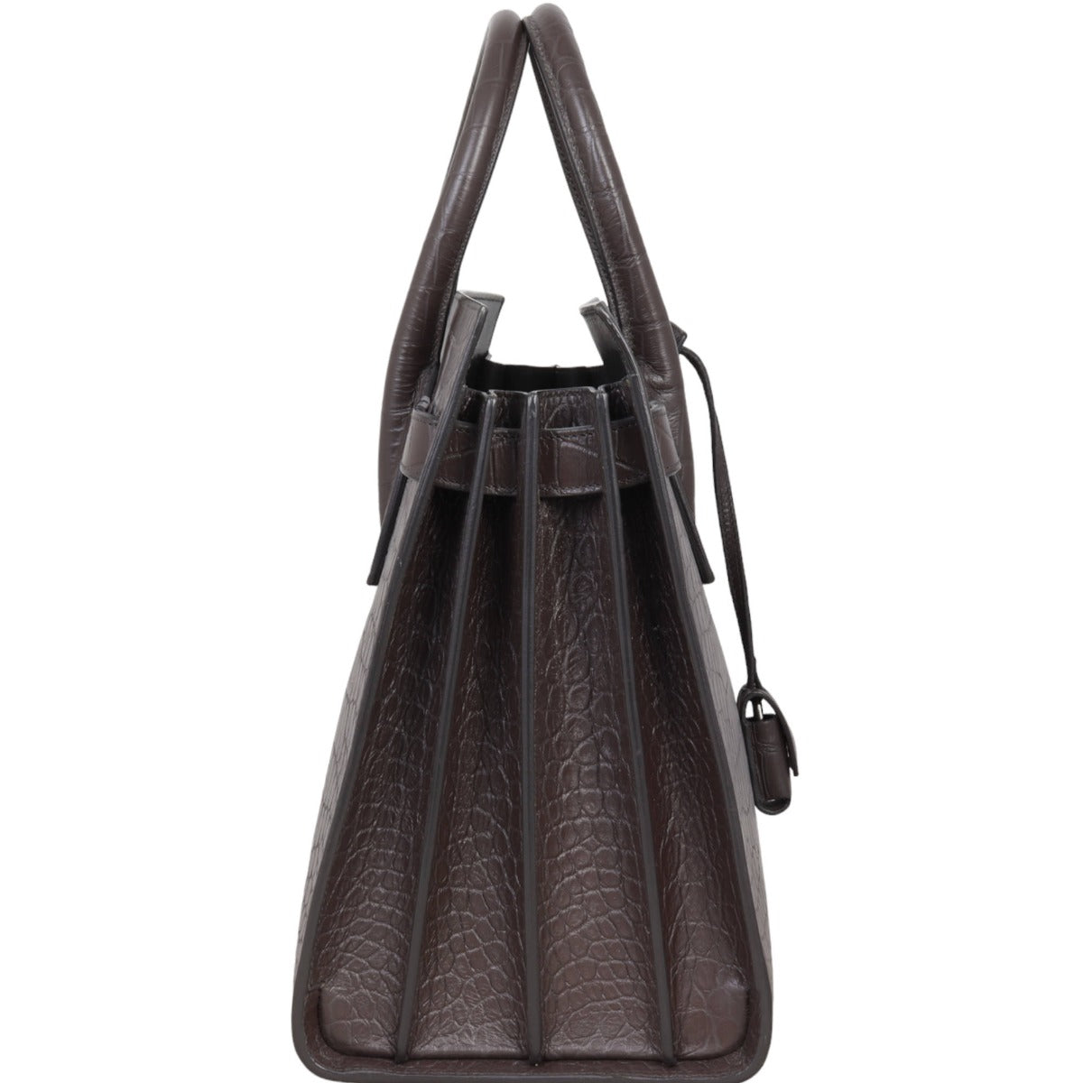 Saint Laurent Sac de Jour Small Croc-Embossed