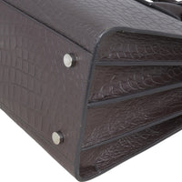 Saint Laurent Sac de Jour Small Croc-Embossed