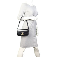 Celine Triomphe Claude Shoulder Bag