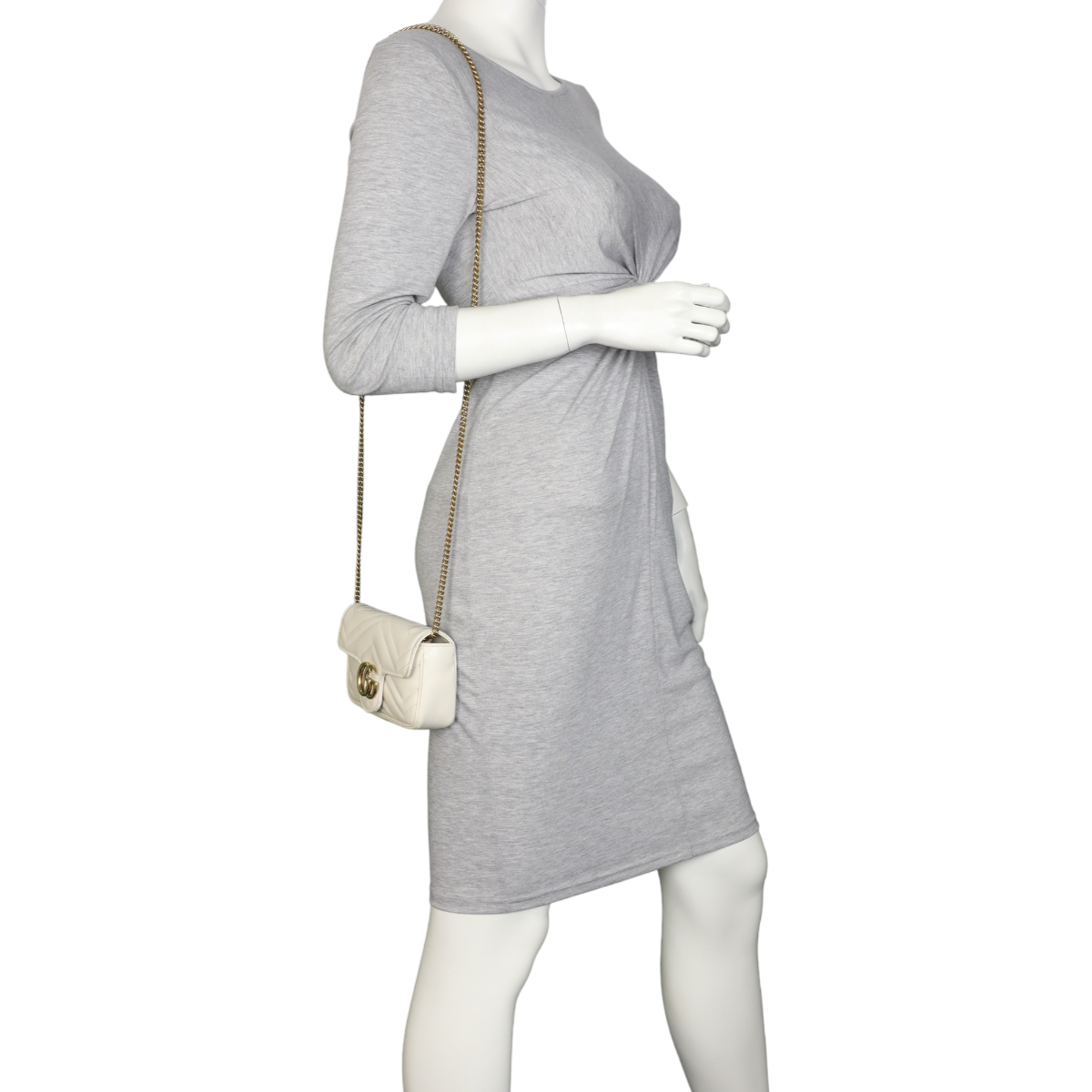 Gucci GG Marmont Matelasse Super Mini Shoulder Bag