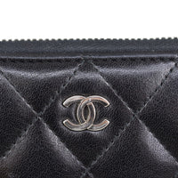 Chanel Classic CC Zip Around Organiser Wallet Hardware