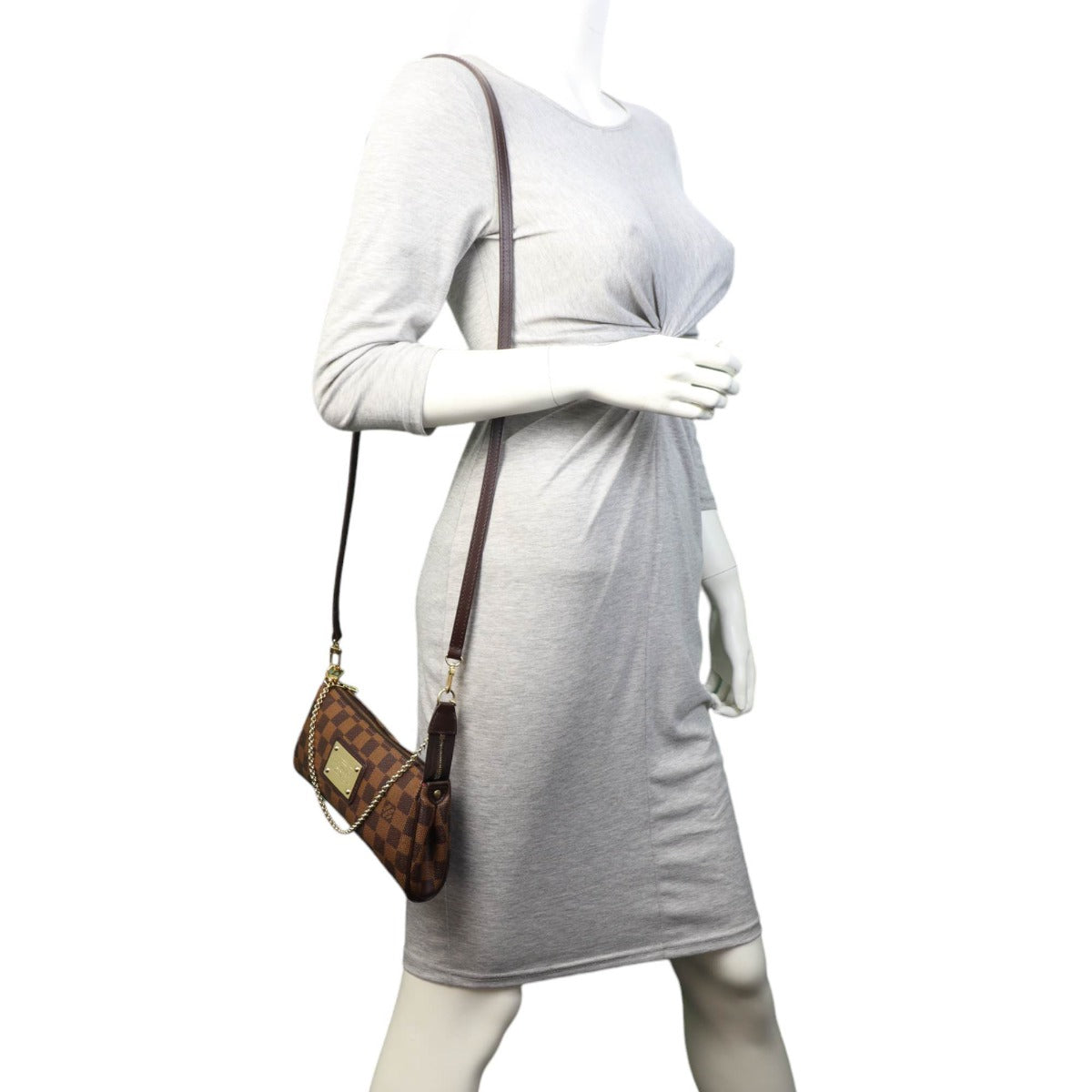 Louis Vuitton Eva Pochette Damier Ebene