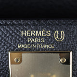 Hermes Kelly 28 ‘Kellygraphie’ Epsom, Taurillon Clemence, Chevre Mysore interior Stamp