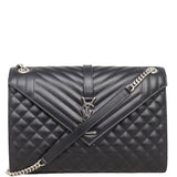 Saint Laurent Monogram Mix Matelasse Envelope Chain Bag Large