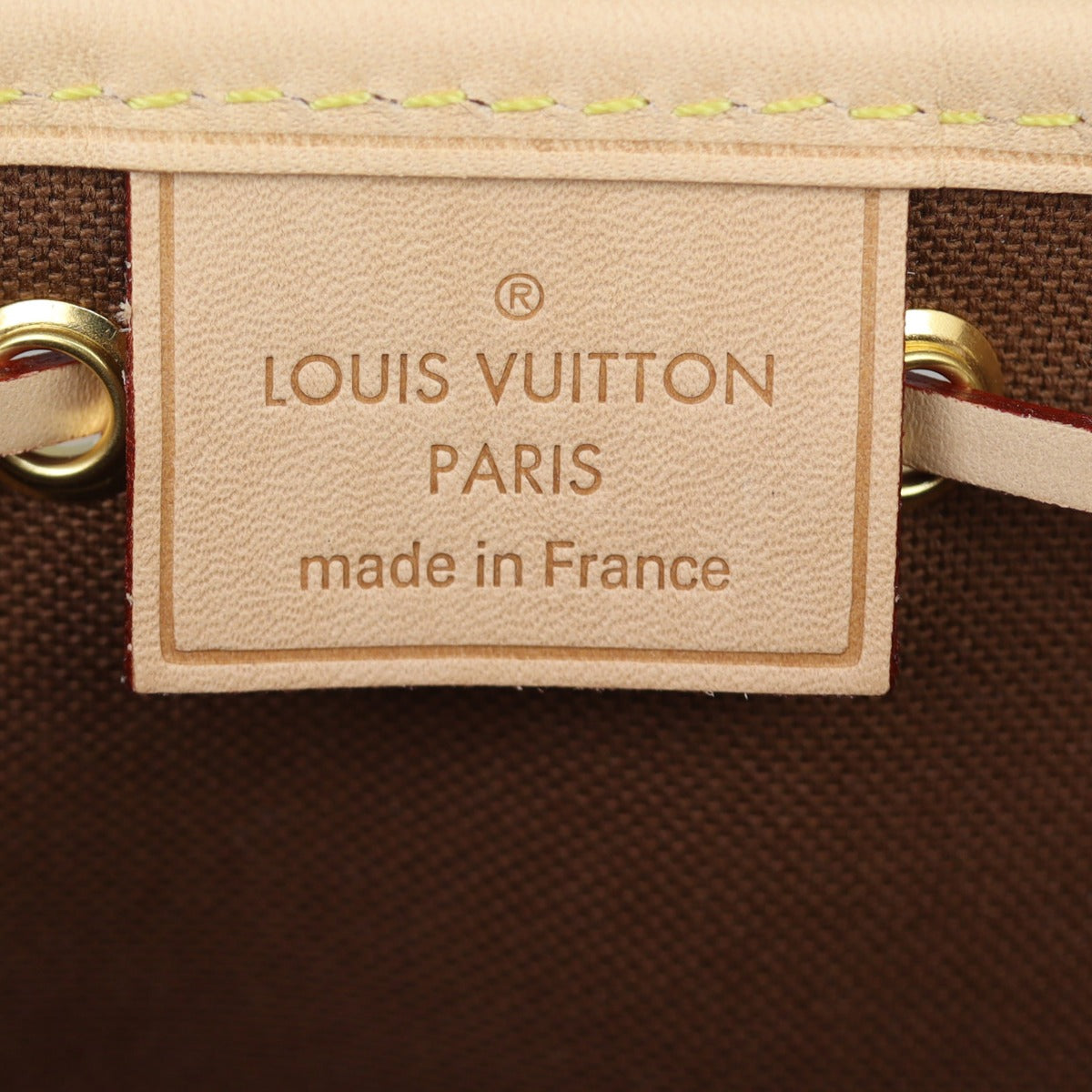 Louis Vuitton Nano Noe Monogram Interior Stamp
