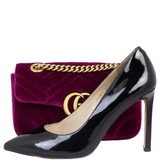 Gucci GG Marmont Velvet Mini Shoulder Bag