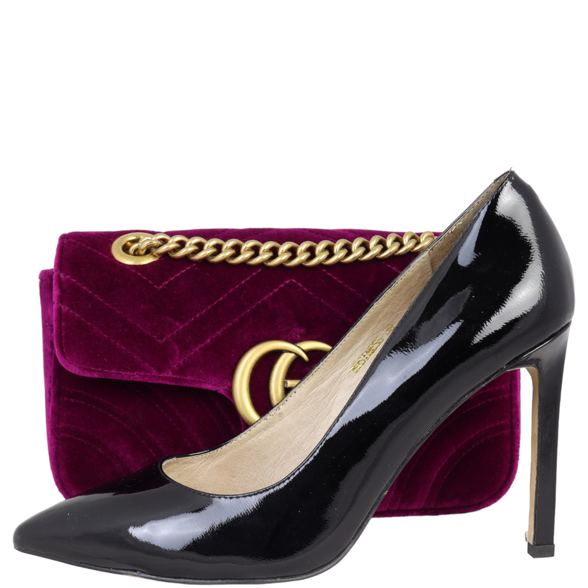 Gucci GG Marmont Velvet Mini Shoulder Bag