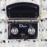 Dior Miss Dior Mini Tweed Flap Bag Hardware