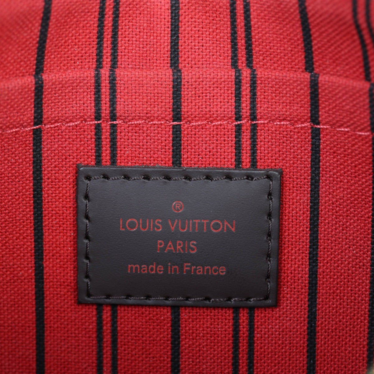 Louis Vuitton Neverfull Pochette Damier Ebene