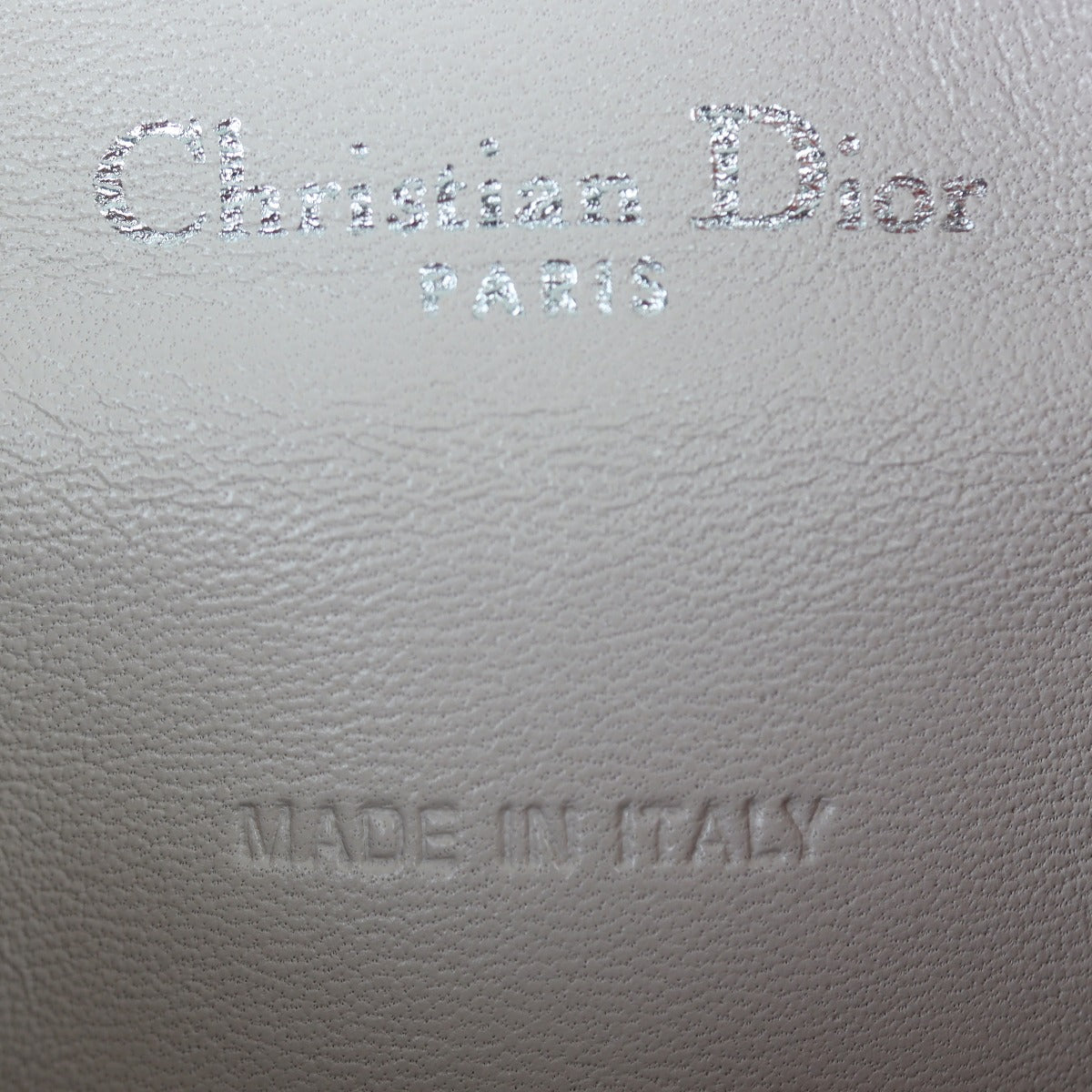 Dior Miss Dior Mini Tweed Flap Bag Interior Stamp