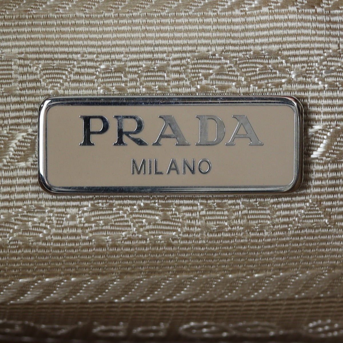 Prada Re-Edition 2000 Mini Tessuto Shoulder Bag (Beige)