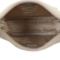Prada Re-Edition 2000 Mini Tessuto Shoulder Bag (Beige)