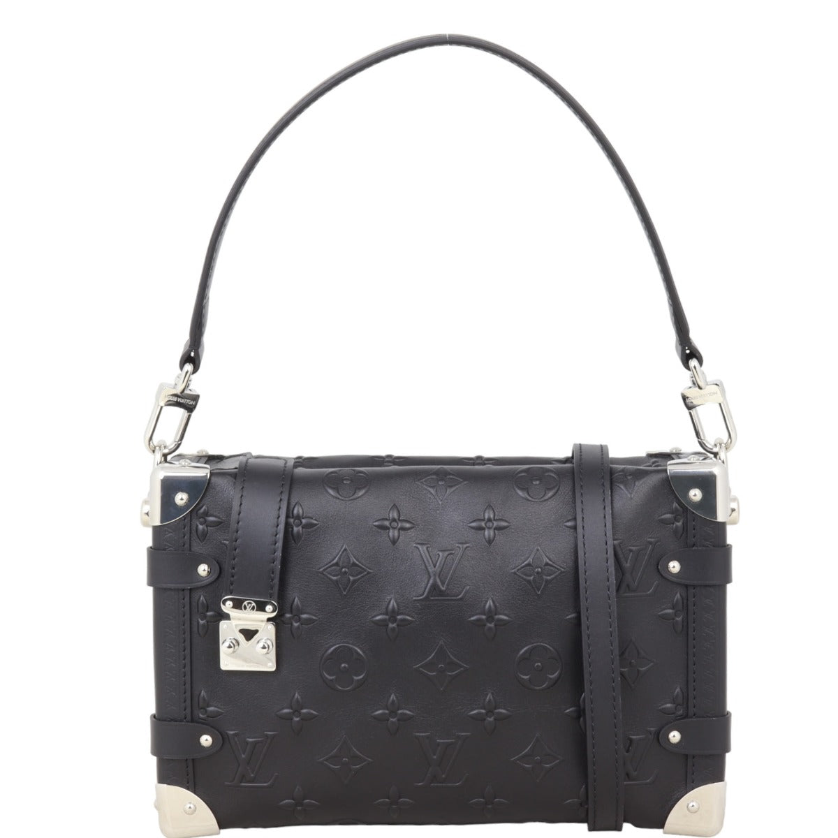 Louis Vuitton Side Trunk MM Monogram Debossed Calfskin